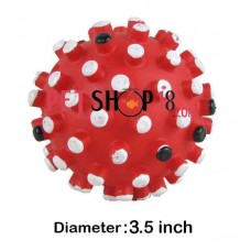 Super Dog Dog Toy Rubber Spike Ball Large